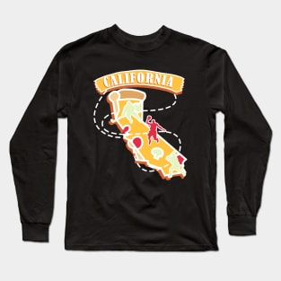 Pizza Lover In California Long Sleeve T-Shirt